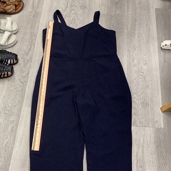 EVERLANE The Japanese GoWeave V-Neck Jumpsuit – Size 10 – Navy Blue - Picture 10 of 14